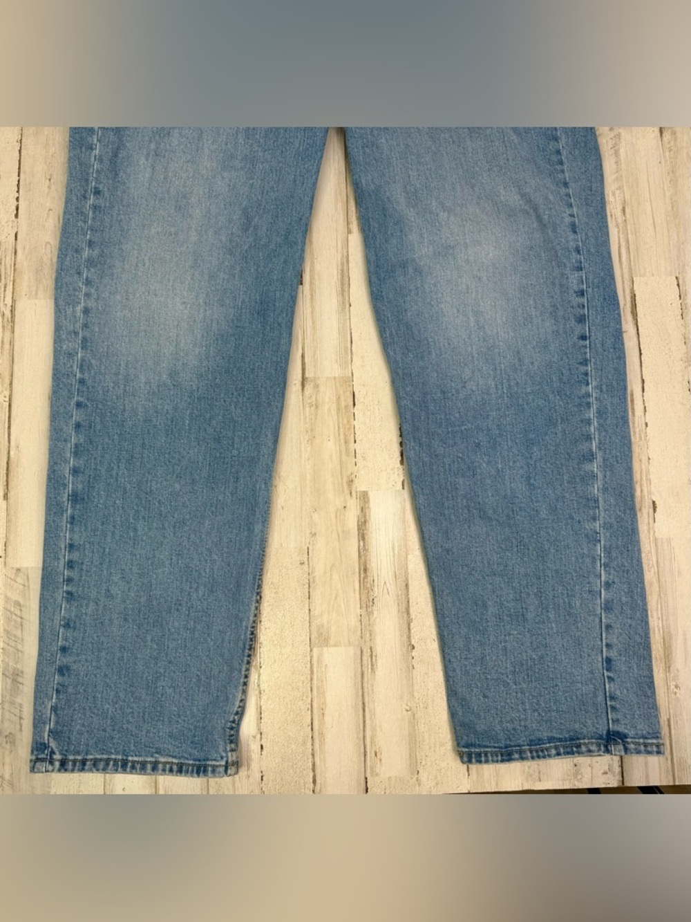 Levis 550 Pants Jeans Men 42x33 Denim Stretch Blue Straight - Picture 4 of 12